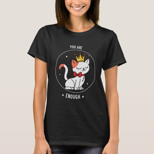 Je bent genoeg' T-shirt (Voorkant)