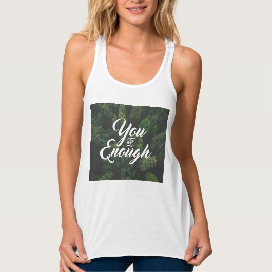 Je bent genoeg tanktop (Voorkant)