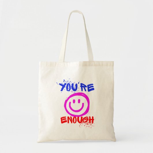 JE BENT GENOEG TOTE BAG (Voorkant)