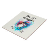 Je bent genoeg voor mij, Valentijn van overliefde Tegeltje (Zijkant)