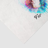 Je bent genoeg voor mij, Valentijn van overliefde  Tissuepapier (Detail)