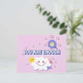 Je bent genoeg - vrolijk Wenskaart Briefkaart (Staand voorkant)