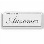 Je bent genoeg - Zelfliefde Hart Sticker (Voorkant)