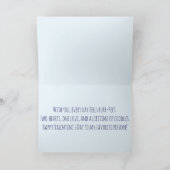 Je bent Gesponnen-perfect voor mij Feestdagen Kaart (Binnen)