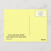 Je bent getrouwd...WOW KAART (Achterkant)