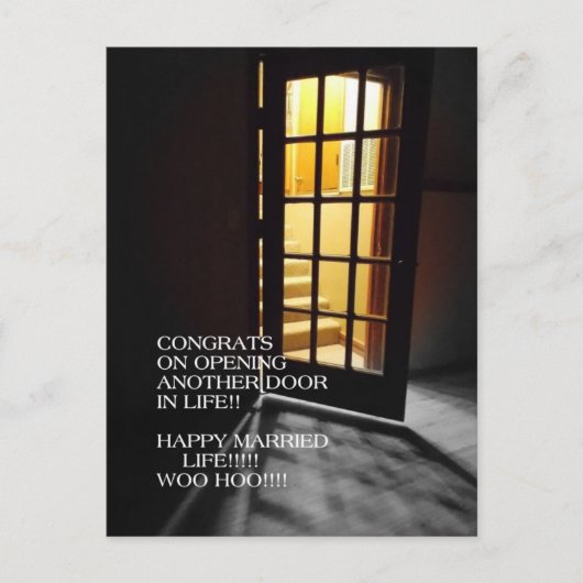 Je bent getrouwd...WOW KAART (Voorkant)