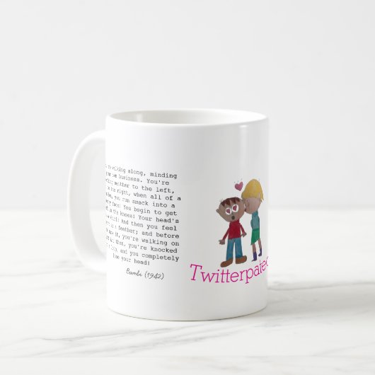 Je bent getwitterd koffiemok (Voorkant links)