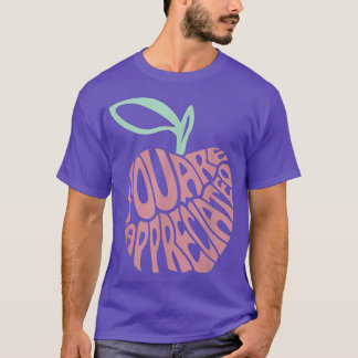 Je bent gewaardeerd docent-appreciatie-cadeaubon t-shirt
