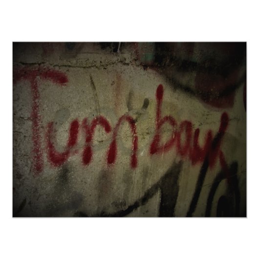 "Je bent gewaarschuwd" Foto Afdruk (Voorkant)