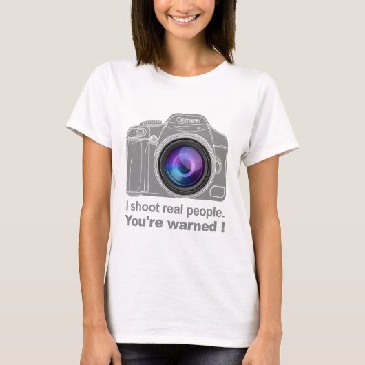 Je bent gewaarschuwd. t-shirt (Voorkant)