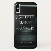 Je bent gewaarschuwd voor iPhone Case (Achterkant)