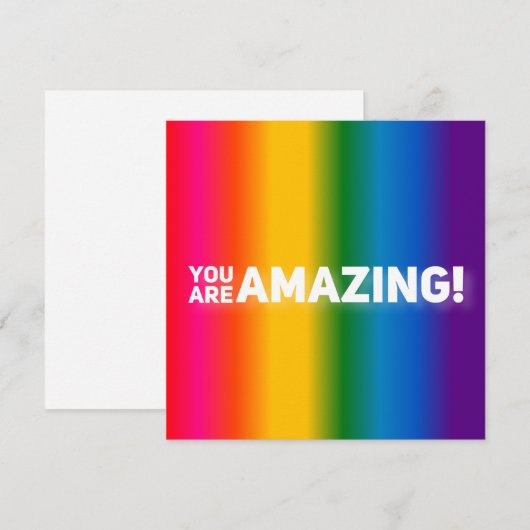 Je bent geweldig! (Voorkant / Achterkant)