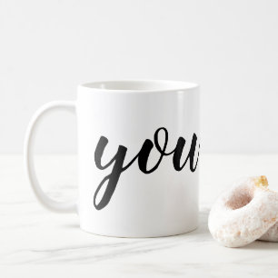 'Je Bent Geweldig' Aanmoedigende Minimalistische W Koffiemok