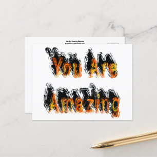 Je bent geweldig Abstract Briefkaart