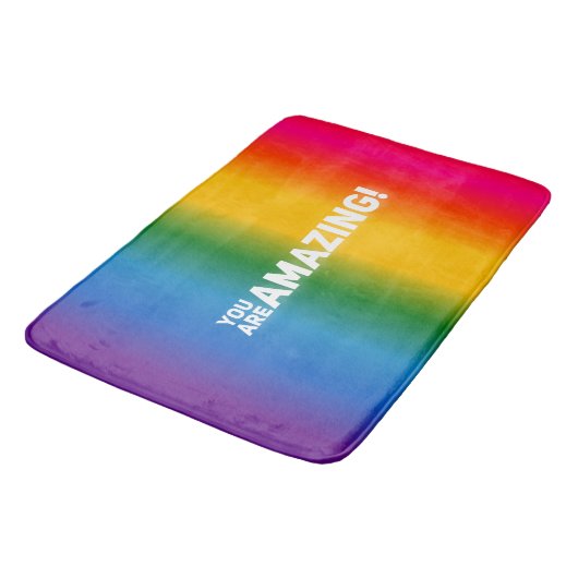 Je bent geweldig! badmat (Gekanteld)