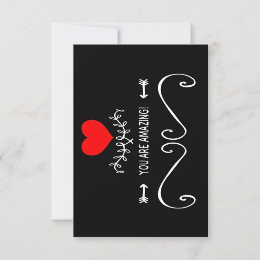 Je bent geweldig! bedankkaart (Voorkant)