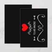 Je bent geweldig! bedankkaart (Voorkant / Achterkant)