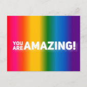 Je bent geweldig! briefkaart (Voorkant)