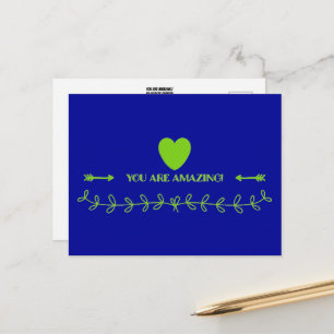 Je bent geweldig! briefkaart