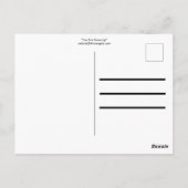 Je bent geweldig! briefkaart (Achterkant)