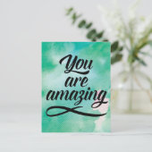 Je bent geweldig briefkaart (Staand voorkant)