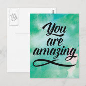 Je bent geweldig briefkaart (Voorkant / Achterkant)