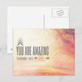 Je bent geweldig briefkaart (Voorkant / Achterkant)