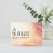 Je bent geweldig briefkaart (Staand voorkant)