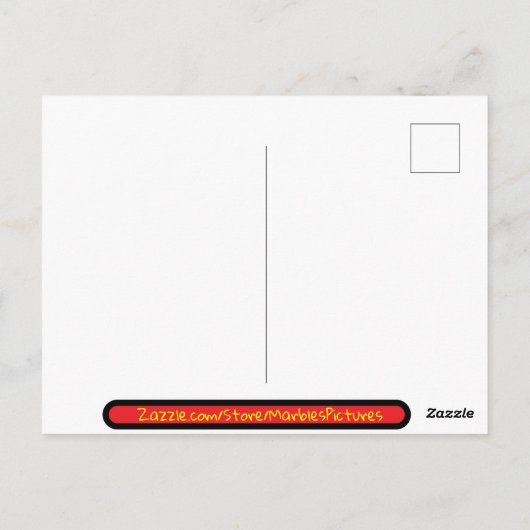 Je bent geweldig briefkaart (Achterkant)