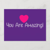 Je bent geweldig! briefkaart (Voorkant)