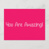 Je bent geweldig! briefkaart (Voorkant)