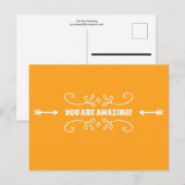 Je bent geweldig briefkaart (Voorkant / Achterkant)