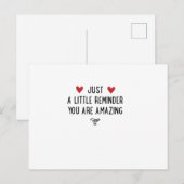 Je bent geweldig briefkaart (Voorkant / Achterkant)