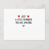 Je bent geweldig briefkaart (Voorkant)