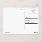 Je bent geweldig! Briefkaart van Oranje en gele ro (Achterkant)