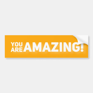 Je bent geweldig! bumpersticker