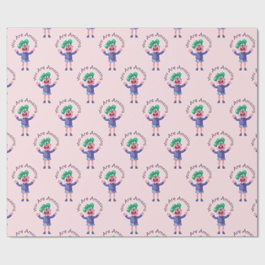 Je bent geweldig cadeaupapier (Vlak)