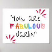 Je bent geweldig, Darlin Poster (Voorkant)