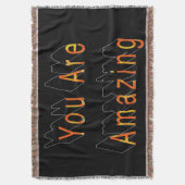 Je bent geweldig deken (Voorkant Verticaal)