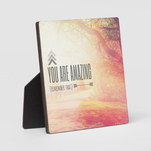 Je bent geweldig fotoplaat (Voorkant)