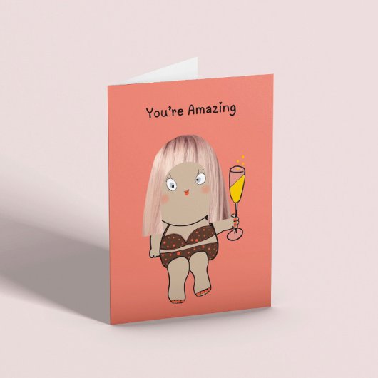 Je bent geweldig gefeliciteerd kaart