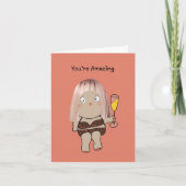 Je bent geweldig gefeliciteerd kaart (Voorkant)