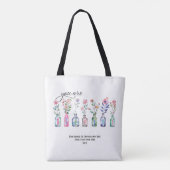 Je bent geweldig geloof zondagsschool aangepaste b tote bag (Achterkant)