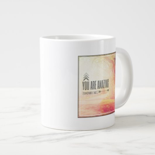 Je bent geweldig grote koffiekop (Voorkant rechts)