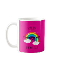 Je bent geweldig - Hot Pink Mok