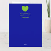 Je bent geweldig! kaart (Achterkant)