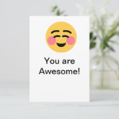 Je bent geweldig kaart (Staand voorkant)