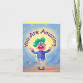 Je bent geweldig kaart (Achterkant)