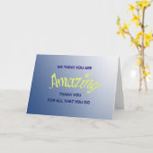 Je bent geweldig kaart (Gele Bloem)