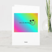 je bent geweldig kaart (Achterkant)